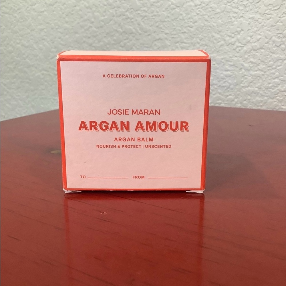 JOSIE MARAN Argan Amour Argan Balm Nourish & Protect Unscented 1.7 oz.~NEW~